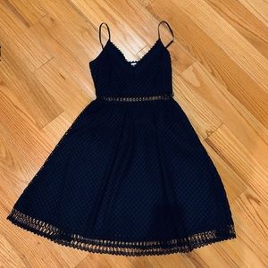 Likely Navy and Black Skater Dress